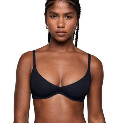 Women's Infeela Plus Plunge Bra - Unlined Underwire Sexy Demi Balconette Bras