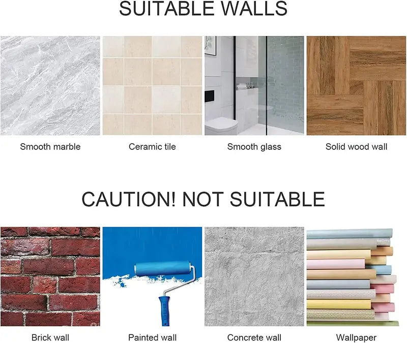 Strong Suction Cup Hooks – Removable, No-Drill Bathroom & Shower Hooks